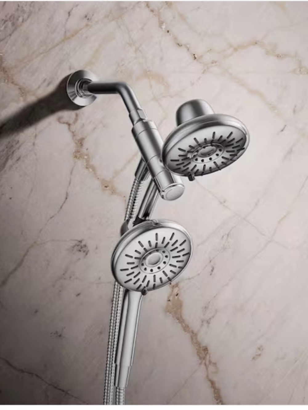Kohler Dual-Head Chrome Shower System with Handheld Spray - Picture 9 of 9